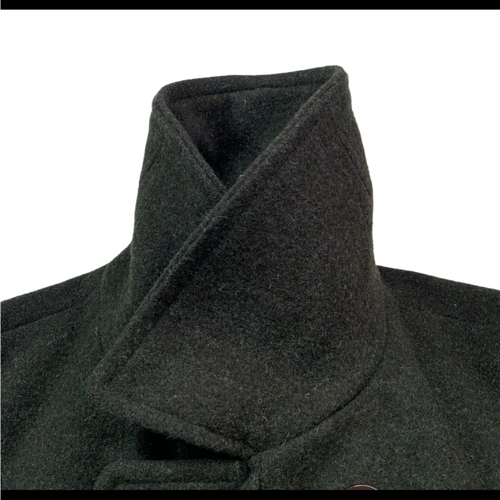 J.Crew 100% Wool Peacoat – Olive Green (L) | Classic Warm Heavyweight Coat - Picture 2 of 11